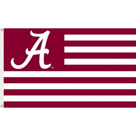 NCAA - Alabama Crimson Tide 3x5 Striped Flag