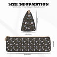 thumbnail image 4 of Naloa Cosmic Print Leather Pencil Case - Portable Big Capacity Pencil Pouch Organizer Bag Stationery Bag for Work & Office Pencil Pen Case, 4 of 5