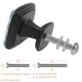 thumbnail image 3 of 4 Pcs Square Cabinet Handle Cupboard Knob Drawer Pulls Handle Shark Drawer Knobs with Screws Furniture Decoration, 3 of 7