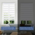 thumbnail image 3 of LUCKUP Cordless Light Filtering Horizontal Window Shade Zebra Blinds 22" W x 72" H, 3 of 8