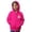Red, variant on Girls Zip-Up Hoodies Cute Ghost Graphic Sweatshirt Kids Halloween Trendy Outerwear Fall Winter Casual Hooded Jackets