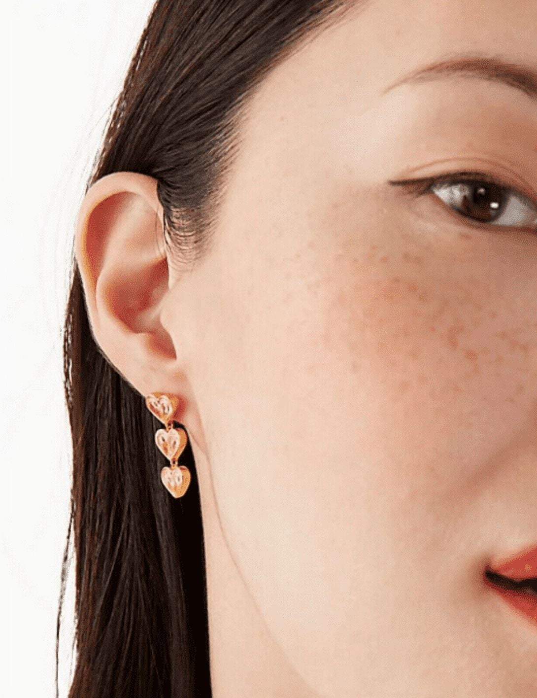 女子力UP☆ピアス kate spade super stone heart drop earrings 1578be7d-ea5d-41de-9691-