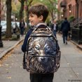 thumbnail image 6 of Chririnla Steampunk Wolf Gear Pattern Lightweight School Backpack for Travel Back to School, Water Repellent Multiple Compartments Polyester School Bag, 6 of 10
