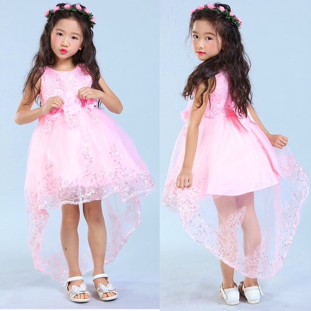 Niños Niños Sin Mangas Princesa Vestido Niñas Flor Gasa Vestido Formal-128909.06 Tmvgtek Mujer