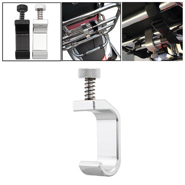 Gancho de marco de aluminio para motocicleta, negro/plateado, para Vespa Gts 50 125 150