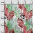 thumbnail image 2 of oneOone Viscose Jersey Red Fabric Leaves Sewing Fabric By The Yard Printed Diy Clothing Sewing Supplies 60 Inch Wide-F5, 2 of 7
