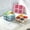 Multicolor #4, variant on Nrmrqz 4-Pack Bento Lunch Box Set | 4-Compartment Food Storage Containers | Microwave & Dishwasher Safe | Leak-Proof Snack Containers | 15.3x15.3x5.2cm | Multicolor Plastic
