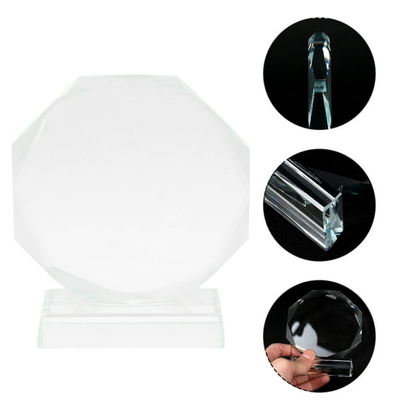 Crystal Trophy Blank Plaque For Engraving Photo Frame Diy Photo Frame Decorative Signs Plaque For Awards And Trophies Decorative Signs For Recognition