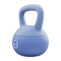 Fitvids Soft Kettlebell with Ergonomic Grip, Iron & Sand Filled, 20 Pounds, Blue