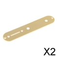 thumbnail image 1 of Paquete de 2-6 placas de control de guitarra eléctrica de metal para guitarra piezas, 1 of 7