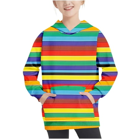

Abomasnow Kids Boys Girls Hoodie Toddler Long Sleeve Lightweight Fall Pullover Tops Casual Print Hooded Sweatshirt Fashion Loose Fit Winter Outerwear
