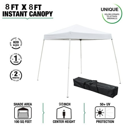 Zimtown Pop-Up Canopy Tent 8' x 8' Instant Event Gazebo Party Tent Folding
