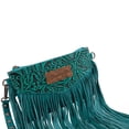 thumbnail image 5 of Wrangler Crossbody Small Purse for Women Wristlet Fringe Bag Western Purse, Turquoise, 5 of 7