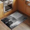thumbnail image 2 of 2x3 Ft Entryway Area Rug, Grey Kitchen Rug Runner Washable Floor Mat, Modern Oil Painted Art Abstract Geometric Non Slip Indoor Door Mat Throw Carpet for Bathroom Living Room Bedroom, 2 of 8