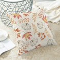 thumbnail image 4 of Fall Decor Pillow Covers 18x18 Inch Set of 2 Autumn Maple Leaves Throw Pillows for Couch Thanksgiving White Pumpkin Harvest Indoor Outdoor Decorative Cushion Cases for Sofa Bed Decorations, 4 of 6