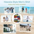 thumbnail image 5 of Colorblock Blouse Mens Mondrian Reinterpretation Shirt Long Sleeve Classic Streetwear Casual Shirts Autumn Printed Top Plus Size, 5 of 6