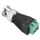 thumbnail image 4 of Conector macho bnc, adaptador de terminal de cable coaxial verde de 10 pianas para cámara cctv video balun, sin soldado de requisito, 4 of 7