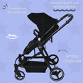 thumbnail image 3 of Carriola Doble Ibaby Mellizi Asiento Bambineto Y Canasta Pet, 3 of 9
