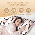 thumbnail image 3 of Naloa Dachshund And Hearts Super Soft 20x60 Body Pillow Case,Long Side Hidden Zipper（PILLOWS ARE NOT INCLUDED）, 3 of 6