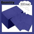 thumbnail image 3 of 100 Pcs 2-Ply Navy Blue Napkins Paper Napkins Disposable Guest Hand Towels for Bathroom Dinner Wedding Baby Shower Party Guest Bathroom Napkins, 3 of 7