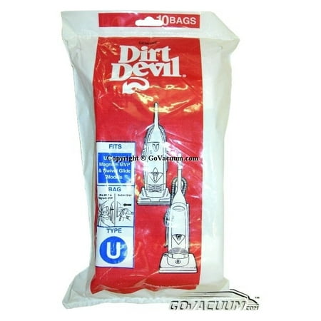 Dirt Devil Type U Vacuum Bags 10 Pack Part 3920048001 Dirt Devil Type U Vacuum Bags 10 Pack Part 3920048001
