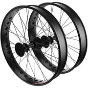 Addmotor 2PCS Rim Strip Tape, 20 inch Fat Tire Liner Inner Tube Cushion Protector for Bikes, Black