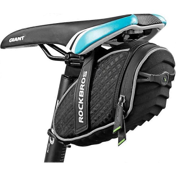 bicycle saddle bag bicycle saddle bag 3d shell saddle bag under seat bicycle saddle bag for mountain road bike bicycle, black