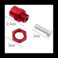thumbnail image 5 of 4 Piezas de Adaptador Hexagonal de Metal de 12 mm a 17 mm Adaptador de Cubos Hexagonales de Rueda Tuercas de ConversióN de ExtensióN para 1/10 RC Coche, Azul, 5 of 5