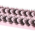 thumbnail image 6 of Fox Eye Lashes Wispy Eyelashes Natural Look Clear Band Lashes Fluffy Faux Mink Lashes Strip Natural False Lashes Pack by GVEFETIEE 8 Pairs, 6 of 13