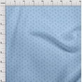 thumbnail image 4 of oneOone Velvet Light Blue Fabric Minimal Scissors Retro Sewing Material Print Fabric By The Yard 58 Inch Wide, 4 of 5