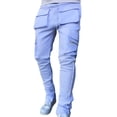 thumbnail image 5 of Pantalones elásticos de trekking de otoño para hombre, pantalones cargo ajustados negros para hombre, pantalones casuales de algodón emo, pantalones de diseñador de moda vintage para calle, sueltos y, 5 of 5