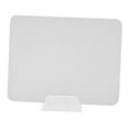 thumbnail image 3 of figatia Desktop Partition Board Desk Divider Versatile for Home Study Test Workplace White PP Stand, 3 of 8