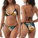 thumbnail image 3 of Fotbe Stained Glass Cat Art Traje de Baño para Mujer de Dos Piezas – Bikini Sexy de Tirantes Tipo Halter con Diseño Triangular, 3 of 6