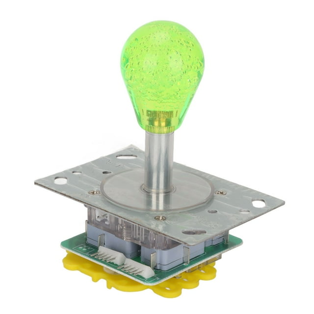 LED Coloré Arcade Classique Compétition, Bâton à 5 Broches 5P Bascule Joystick pour Machines de Jeu, Machines à Poupées et Machines d'Arcade, Joystick Illuminé pour Joueurs d'Arcade