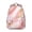 Pink and Gold, variant on Baseball Pattern Backpack for School,Cute School Bag,Schoolbag with Adjustable Shoulder Straps & Padded Back,15.3"x11"x7.1".