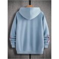 thumbnail image 2 of AIR-Men's Zip Up Graphic Spiderweb Print Long Sleeve Goth Hoodie Sweatshirt Jacket, 2 of 4