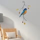 thumbnail image 5 of Calcomanías de pared de pájaros creativos, calcomanías de ventana de pájaro Calcomanía anticolisión de colibrí divertido para sala de estar Oficina Gu Estilo 2 Baoblaze Etiqueta de la ventana, 5 of 7