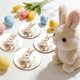 thumbnail image 5 of CaiYueKe Easter Bunny Wooden Coasters Heat Resistant Cup Mats for Dining Table Kitchen Decor Insulating Drinkware Protectors Cute Spring Home Decorations, 5 of 7