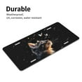 thumbnail image 6 of KAKALAD Watercolor Cat Butterfly Animal 01 Aluminum Universal Car Vehicles License Plate 6" x 12" (4 Holes), 6 of 9