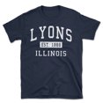 thumbnail image 1 of Lyons Illinois Classic Established Men's Cotton T-Shirt, 1 of 1