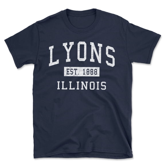 Lyons Illinois Classic Established Men's Cotton T-Shirt