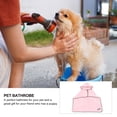 thumbnail image 2 of CTIRCHIU Dog Bath Towel Robe Cozy Pink Super Absorbent 1Set, 2 of 4