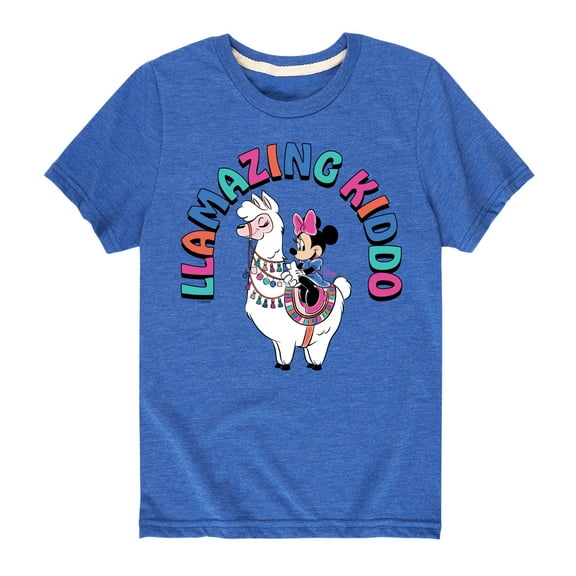 Mickey & Friends - Llamazing Kiddo - Toddler And Youth Short Sleeve Graphic T-Shirt
