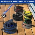 thumbnail image 3 of Fishing Rod Sleeve with Lanyard - Fishing Pole Sleeve Fishing Rod Cover for Casting Rod, Sea Fishing Rod, Fly Rod - Braided Mesh Rod Protector Fishing Rod Sock, 3 of 7