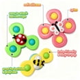 thumbnail image 4 of DEGIDEGI 3 PCS Suction Cup Spinner Fidget Toys, Anxiety Relief Sensory Spinning Tops for Toddlers, Portable Bath Toys for Kids Ages 1-3, 4 of 11