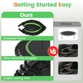 thumbnail image 5 of BCAN 40" Fitness Trampoline with Bungees, 450LBS Foldable Mini Trampoline, 5 of 8