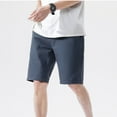 thumbnail image 4 of HAOYUNL Mens Cotton Cargo Shorts Casual Stretch Summer Shorts Casual Athletic Five Pants with Pockets, 4 of 8