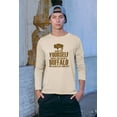 thumbnail image 2 of Old Glory Mens Always be Yourself Buffalo Bison Long Sleeve Graphic T Shirt, 2 of 6