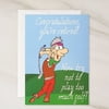 Retirement Greeting Card, Too Much Golf, 5x7 in. White Envelope - by Wholesalegreetingcards.co