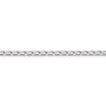 thumbnail image 2 of 925 Sterling Silver 3.2mm Link Chain Bracelet Elongated, 2 of 8